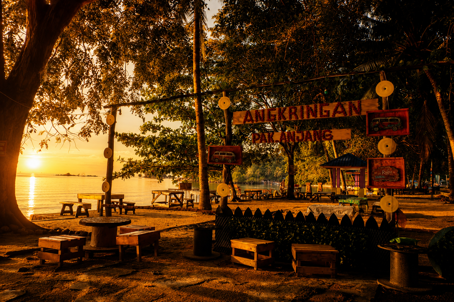 Angkringan Pantai Pelawan