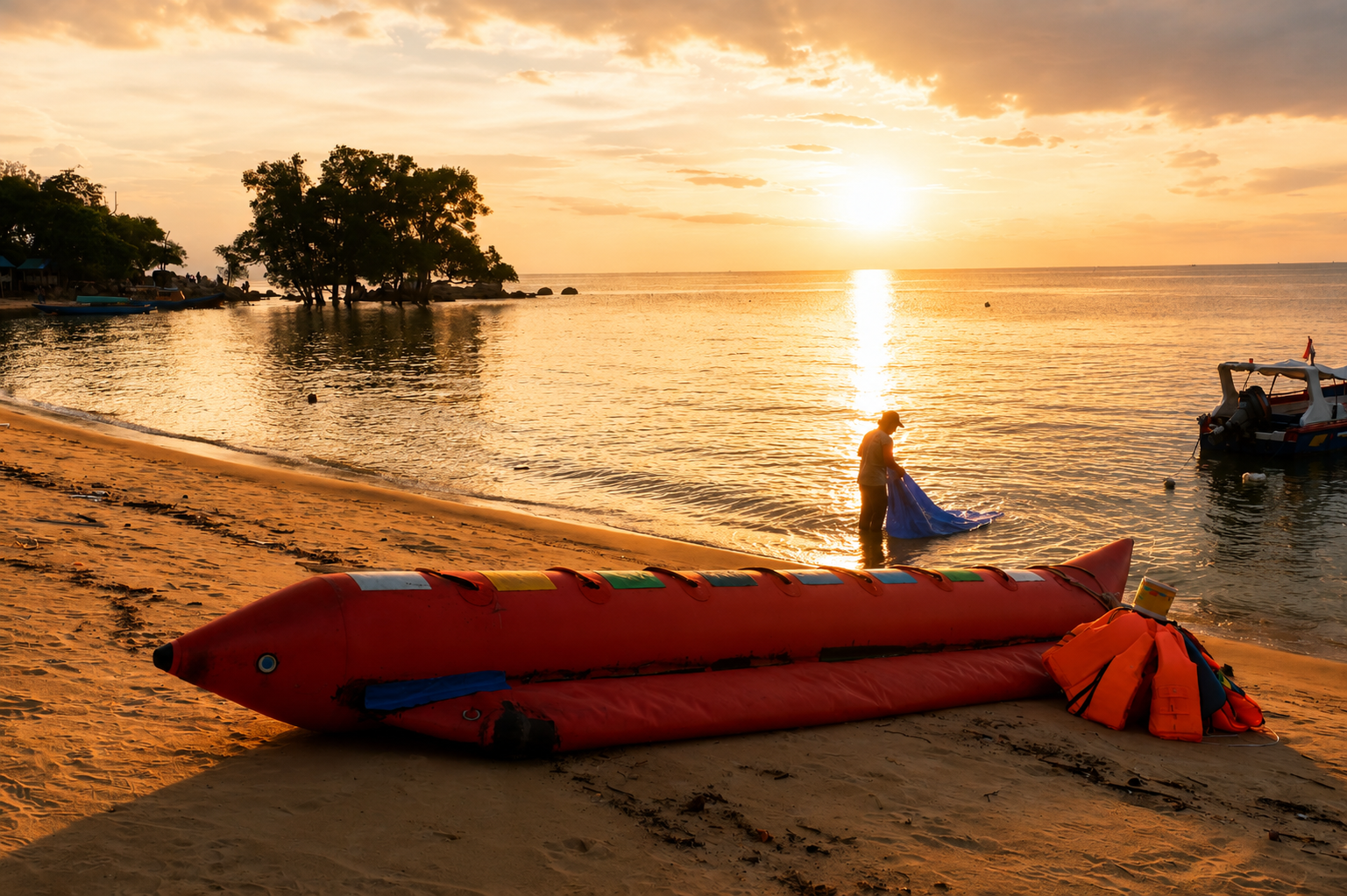 Wahana Banana Boat